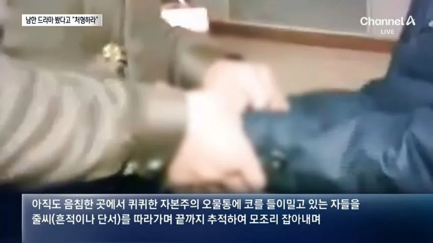 "한국 드라마 본 것 후회" 처벌 받고 흐느낀 북한군…