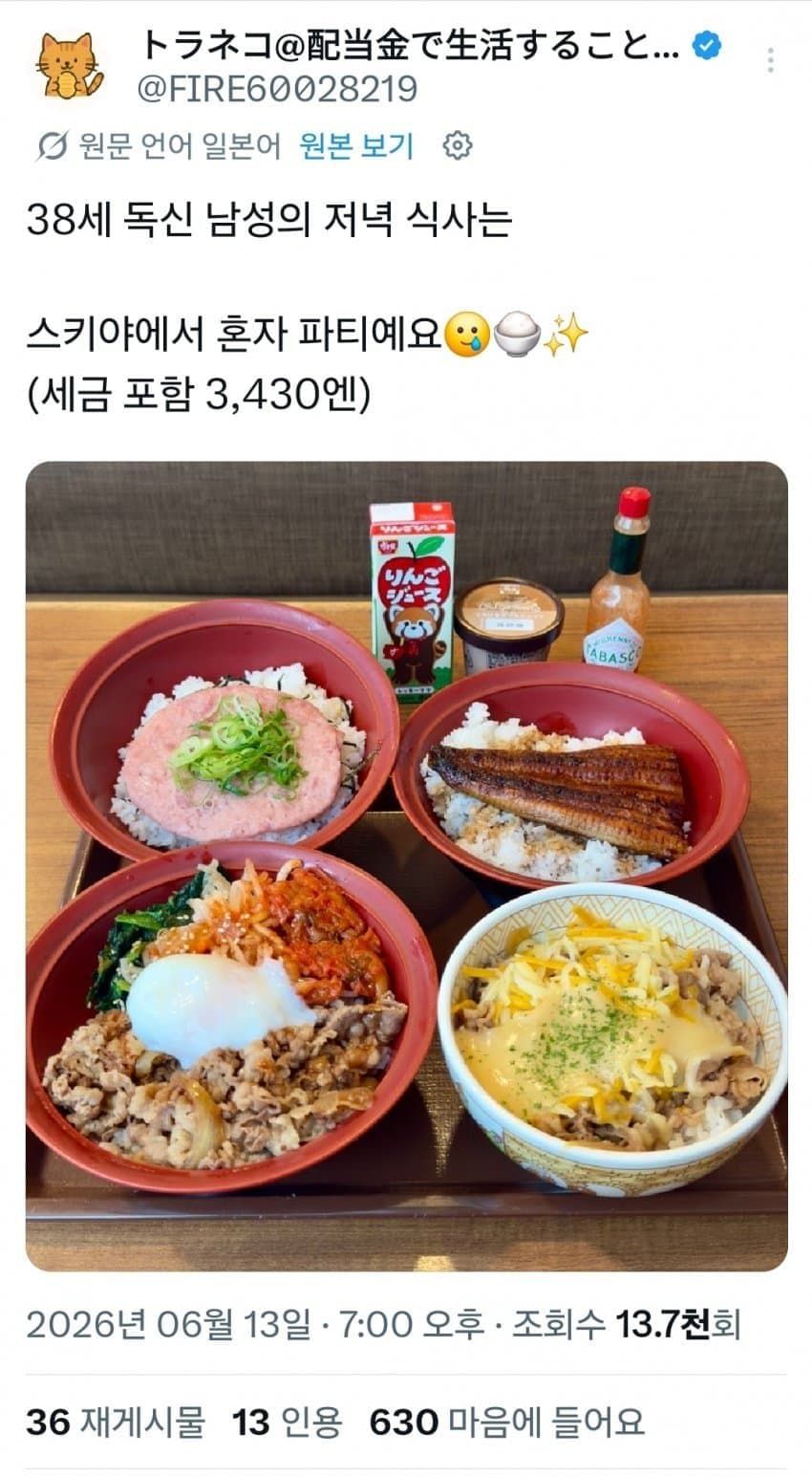 일본 독신남의 FLEX 수준