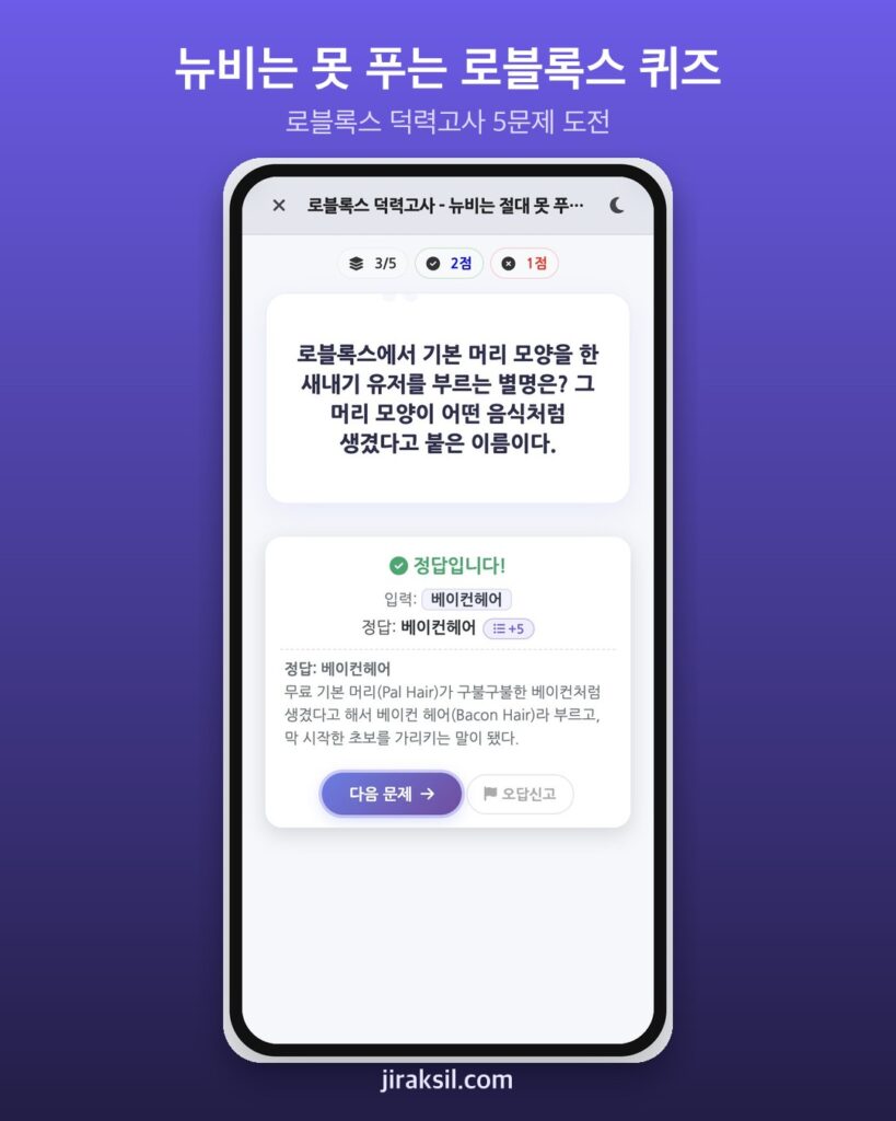 "뉴비는 절대 못 푼다"… 로블록스 역사·밈·스튜디오 31문제 '덕력고사', 직접 풀어보니 '5문제 중 4개'