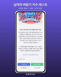 "아직 '바람둥이'는 아니지만…" 76만 번 넘게 플레이된 '남자의 바람기 지수 테스트', 직접 해보니 결과는 '바람기 살짝 있음'