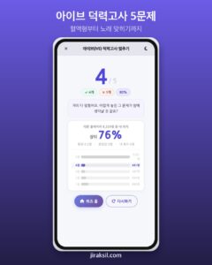"혈액형까지 물어본다"… 9만 7천 번 플레이된 '아이브 덕력고사', 직접 풀어보니 '5문제 중 4개'
