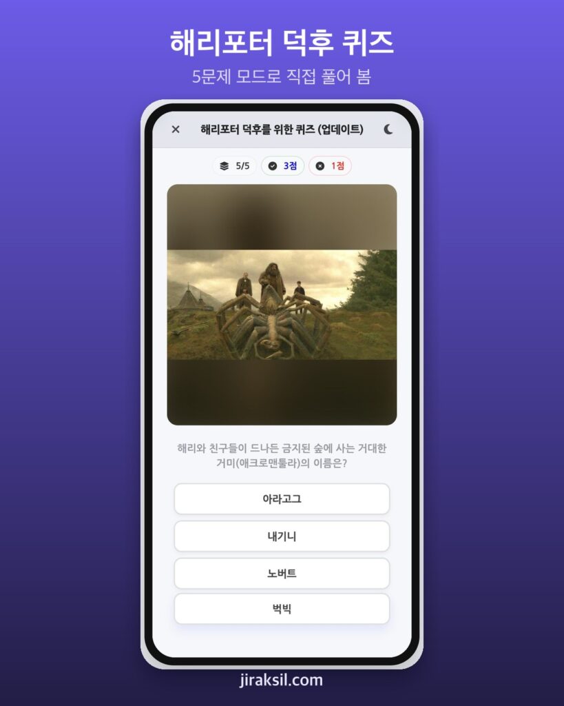 "영화 다 봤다면 만점?" 7만 번 플레이된 '해리포터 덕후 퀴즈', 직접 풀어보니 '5문제 중 4개'