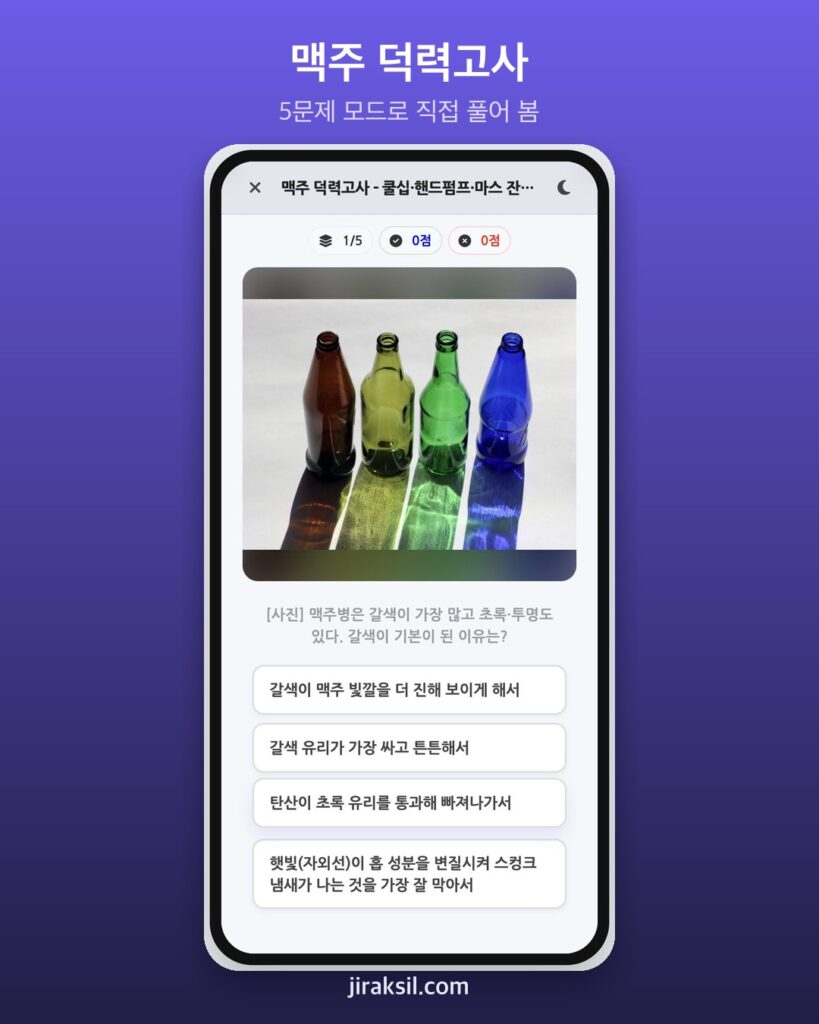"호프집의 '호프'는 홉이 아니다?" 75문제짜리 '맥주 덕력고사', 직접 풀어보니 4/5
