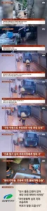 수해 현장 구두 더러워질까 봐 업혀다니는 공무원