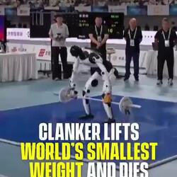 고작 이만한 무게를 들고 로봇이 사망