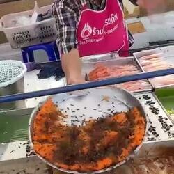 AI 아니라는 태국 길거리 음식 영상
