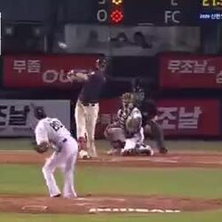 어제자 KBO 역대 최다 211안타 롯데 레이예스.MP4