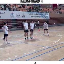 줄넘기 국대 선발전 수준.mp4